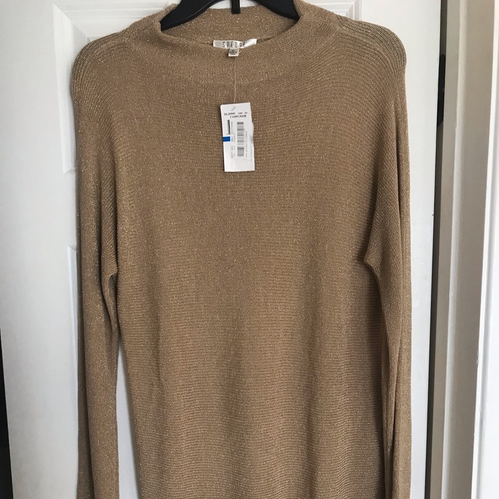 Spense Metallic Gold Tunic/Dress. NWT. XL
